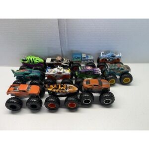 Hot Wheels Monster Jam & Monster Trucks Lot of 11 Assorted Diecast 1:64 Scale